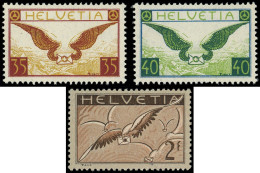 ** SUISSE PA 13a/15b : Papier Ordinaire, TB - Unused Stamps