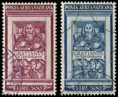 VATICAN PA 20/21 : Gratien, Obl., TB - Airmail