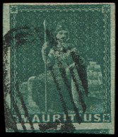 ILE MAURICE 12 : (4p) Vert, Oblitéré, Voisin En Bas, TTB - Mauritius (...-1967)