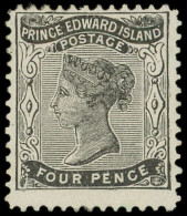 * PRINCE EDOUARD 7 : 4p. Noir, TB - Unused Stamps