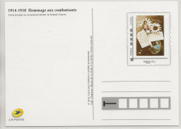 FRANCE 2018 1914 1918 PETITE POSTE DU FRONT Entier Postal PàP TSC Poste Tarif INTERNATIONAL Postal Stationery - PAP: TSC Und Halboffizielle Aufdrucke