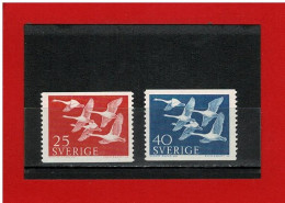 SUEDE - 1956 - N° 409/410 -  NEUFS** - JOURNEE DES PAYS DU NORD - Y & T - COTE : 1.50 Euros - Unused Stamps