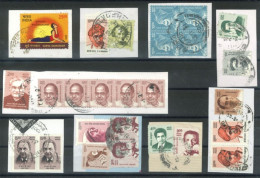 INDIA  -  SELECTION OF DEFINITIVE STAMPS WITH POSTAGE SEAL, USED. - Oblitérés