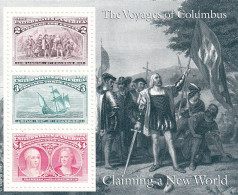 UNITED STATES Block 28,unused (**) - Christopher Columbus