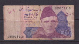 PAKISTAN - 2016 50 Rupees Circulated Banknote - Pakistan