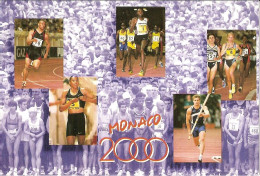CPM - FEDERATION MONEGASQUE D' ATHLETISME - MONACO 2000 - MEETING GOLDEN LEAGUE HERCULIS - MARATHON DE MONACO - Athlétisme