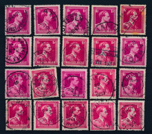 BELGIE - OBP Nr 428 - Diverse Afstempelingen - 1936-1957 Collo Aperto