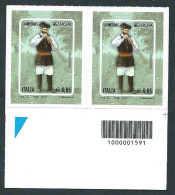 Italia 2014; EUROPA CEPT: "Launeddas" ; € 0,85. Coppia A Barre A Destra. - Code-barres