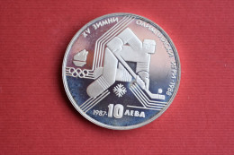 Coins Bulgaria  10 Leva 15th Winter Olympic Games KM# 184 15th Winter Olympic Games, Calgary (Canada), 1988 - Bulgarien