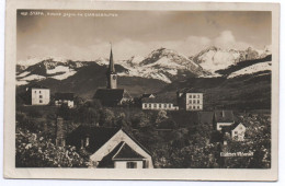 STÄFA Kirche Gegen Die Glarneralpen - Stäfa