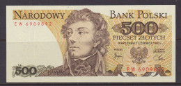 POLAND - 1982 500 Zloty AUNC Banknote - Poland