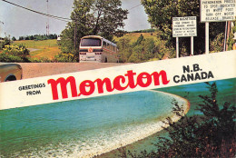 CPSM Greetings From Moncton-RARE     L2530 - Altri & Non Classificati