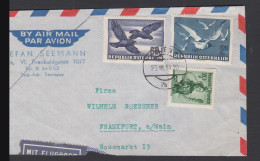 AUSTRIA -- BIRDS  60G AND 1S ON AIRMAIL  FRONT TO LONDON  - Other & Unclassified