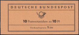 DEUTSCHLAND 1963 Mi-Nr. MH 7 B ** MNH - 1951-1970