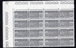 Italia - 1966 - Pacchi In Conscessione, 140 Lire Filigrana Stelle 4° Tipo, Sass. 15/II ** - Consigned Parcels