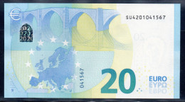 EURO 20  ITALIA SU S028  "20"  LAGARDE  UNC - 20 Euro