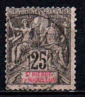 St Pierre Et Miquelon    - 1892 - Type Sage - N° 66 - Oblit - Used - Used Stamps