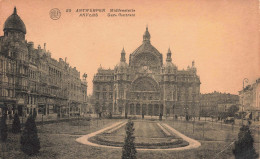 BELGIQUE - Anvers - Gare Centrale - Carte Postale Ancienne - Antwerpen