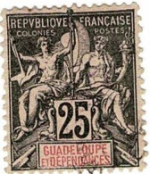 GUADELOUPE N° Yvert 34  Cote 4.5€ Obli - Usati