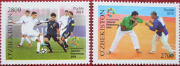 Uzbekistan  2018 18th Asian  Games  Jakarta  Palembang  Sports  2 V    MNH - Copa Asiática (AFC)