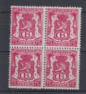 BELGIË - OBP - 1946/49 - S 40 (Blok/Bloc 4) - MNH** - Mint