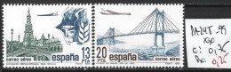 ESPAGNE PA 298-99 ** Côte 0.75 € - Neufs