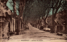 N°121044 -cpa Eyguières -avenue De Salon- - Eyguieres