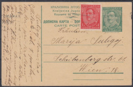 ⁕ Kingdom Of Yugoslavia 1934 ⁕ Zagreb - Wien 18 ⁕ King Alexander, Stationery Postcard - Entiers Postaux