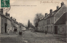 91 , Cpa  ANGERVILLE , Route De Paris   (3664MS3) - Angerville