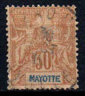 Mayotte - 1892   - Type Sage -  N° 9  - Oblitéré - Used - Gebraucht