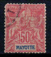 Mayotte - 1892   - Type Sage -  N° 11  - Oblitéré - Used - Usati