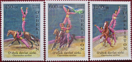 Uzbekistan  2009   Uzbeck  Circus  3 V     MNH - Circo