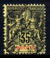 Mayotte - 1900   - Type Sage -  N° 18  - Oblitéré - Used - Gebruikt