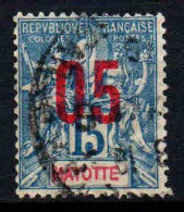 Mayotte - 1912   - Type Sage Surch -  N° 23   - Oblitéré - Used - Gebraucht