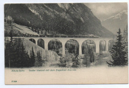 ALBULA-BAHN Grosser Viadukt Mit Dem Engadiner-Express - Bergün/Bravuogn