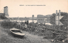 BORAN SUR OISE - Le Pont Sauté Le  3 Septembre 1914 - Boran-sur-Oise