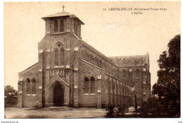 CONGO BELGE  ( Afrique )  LEOPOLDVILLE ( KINSHASA ) - L'Eglise - Kinshasa - Leopoldville (Leopoldstadt)