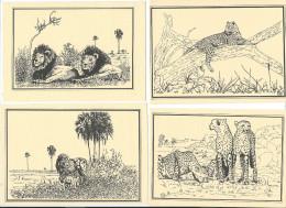 Felin: Lion, Leopard, Cheetah; Leone, Leopardo, Ghepardo: South Africa 1994 - Lions