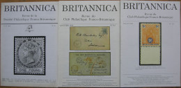 REVUE BRITANNICA N° 62, 84 Et 126 1989/2005 - Französisch (ab 1941)
