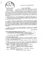 REVUE ACEMA N° 44  Septembre 1994 - Französisch (ab 1941)