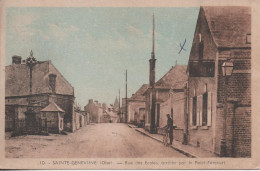 Ste Genevievre Des Bois  Rue Des Ecoles Arrivee Par Le Petit Fercourt - Sainte-Geneviève