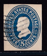 Etats Unis - Entier Postaux - Découpe D Entier Postal 1902 ( 5 Cents) Oblitéré - Other & Unclassified
