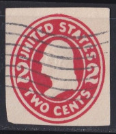 Etats Unis - Entier Postaux - Découpe D Entier Postal  ( 2 Cents )  Oblitéré - Other & Unclassified