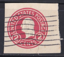 Etats Unis - Entier Postaux - Découpe D Entier Postal  ( 2 Cents )  Oblitéré - Otros & Sin Clasificación