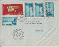 VIET-NAM - 1953 - ENVELOPPE De SAIGON => PARIS - Viêt-Nam