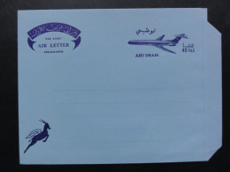 ABU DHABI   Air Letter   Aerogramme 40 Fils  Mint - Abu Dhabi