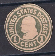 Etats Unis - Entier Postaux - Découpe D Entier Postal  ( 1  Et  2 Cents ) - Sonstige & Ohne Zuordnung