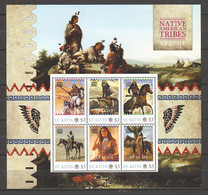 St Kitts - MNH Sheet NATIVE AMERICAN TRIBES - APACHE INDIANS - Indianen