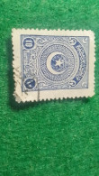 TÜRKİYE- 1922   AYYILDIZ     10 PİA    DAMGALI - Usados