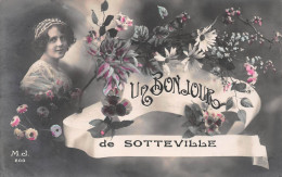 Un Bonjour De SOTTEVILLE-les-Rouen (Seine-Maritime) - Voyagé 1913 (2 Scans) 21 Rue Decamps, Paris 16e - Sotteville Les Rouen